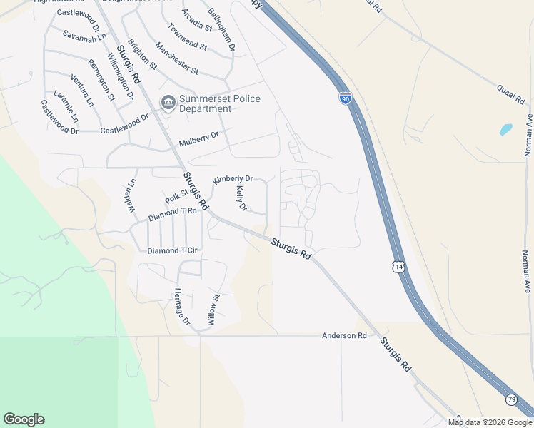 map of restaurants, bars, coffee shops, grocery stores, and more near 6500 Kelly Drive in Black Hawk