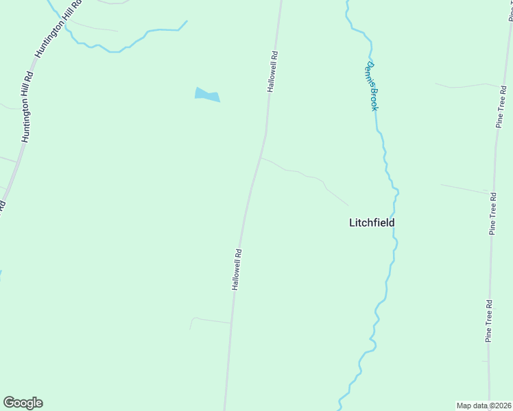 map of restaurants, bars, coffee shops, grocery stores, and more near 2108 Hallowell Road in Litchfield