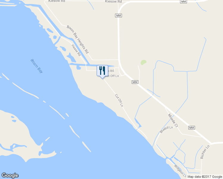 map of restaurants, bars, coffee shops, grocery stores, and more near 7860 Cut Off Lane in Larsen