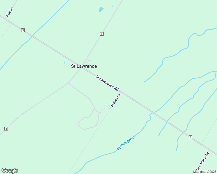 map of restaurants, bars, coffee shops, grocery stores, and more near 10352 County Road 9 in Clayton