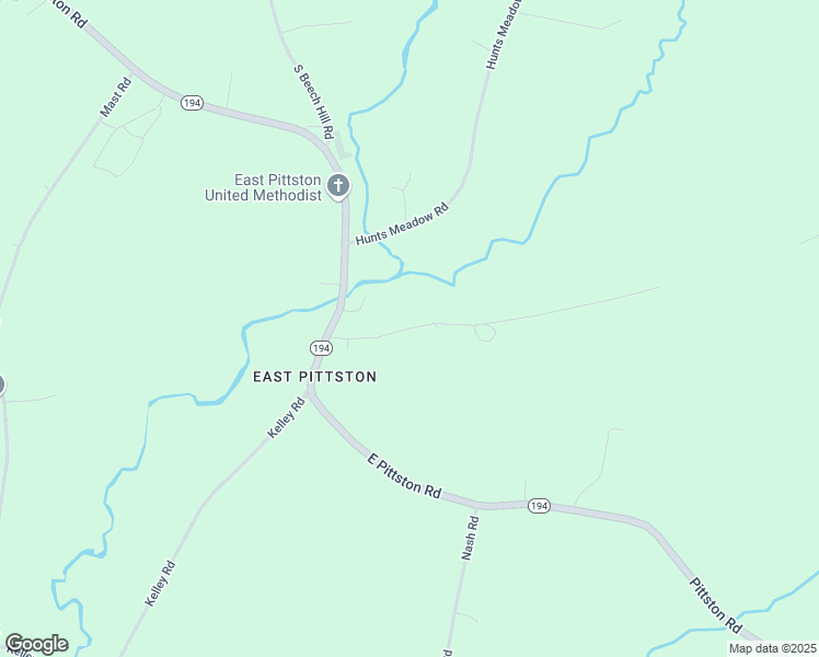 map of restaurants, bars, coffee shops, grocery stores, and more near Hanley Road in Pittston