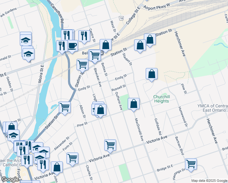 380 Dufferin Avenue, Belleville ON Walk Score