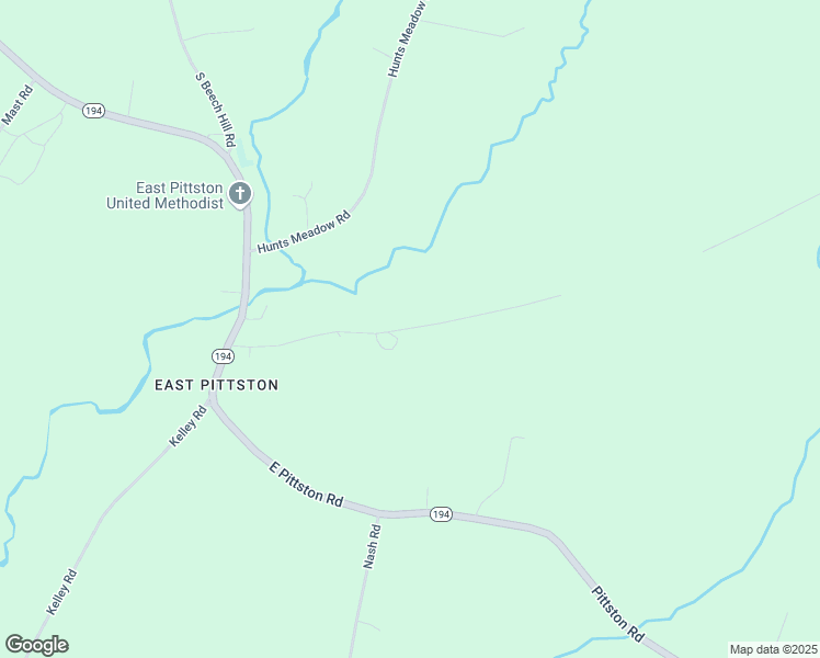 map of restaurants, bars, coffee shops, grocery stores, and more near Hanley Road in Pittston