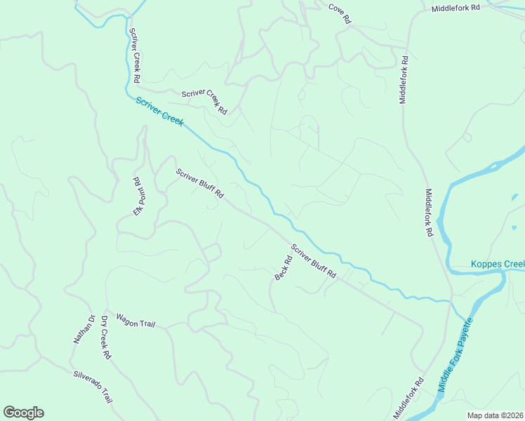 map of restaurants, bars, coffee shops, grocery stores, and more near 86 Skunk Hollow Road in Garden Valley