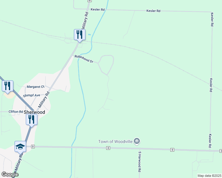 map of restaurants, bars, coffee shops, grocery stores, and more near N488 Robinhood Drive in Sherwood