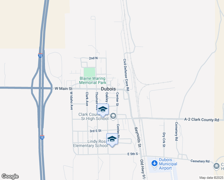 map of restaurants, bars, coffee shops, grocery stores, and more near 296 A-2 Clark County Road in Dubois