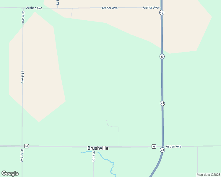 map of restaurants, bars, coffee shops, grocery stores, and more near N5497 Wisconsin 49 in Pine River