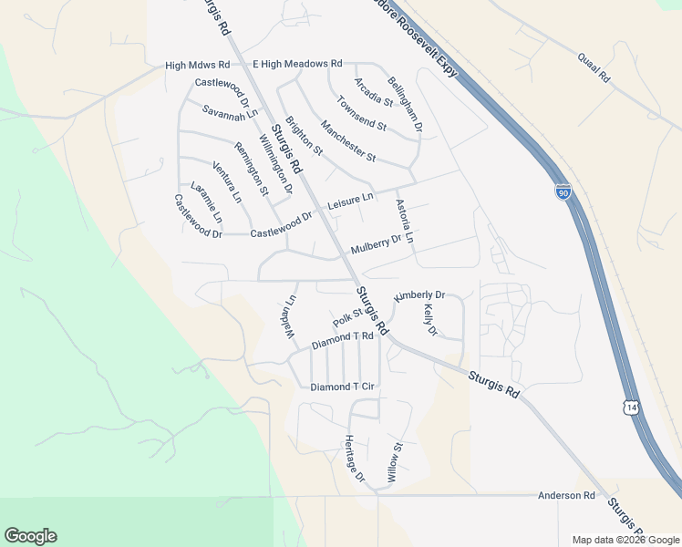 map of restaurants, bars, coffee shops, grocery stores, and more near 6801-6937 Emerald Heights Road in Summerset