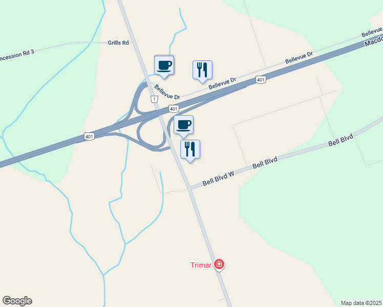 888 Wallbridge Loyalist Road, Belleville ON Walk Score