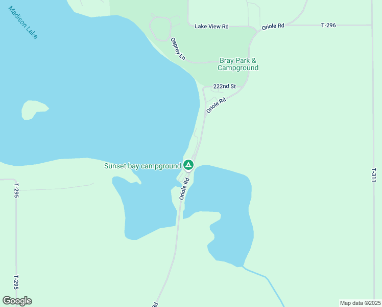 map of restaurants, bars, coffee shops, grocery stores, and more near 22056 Lone Pine Lane in Madison Lake
