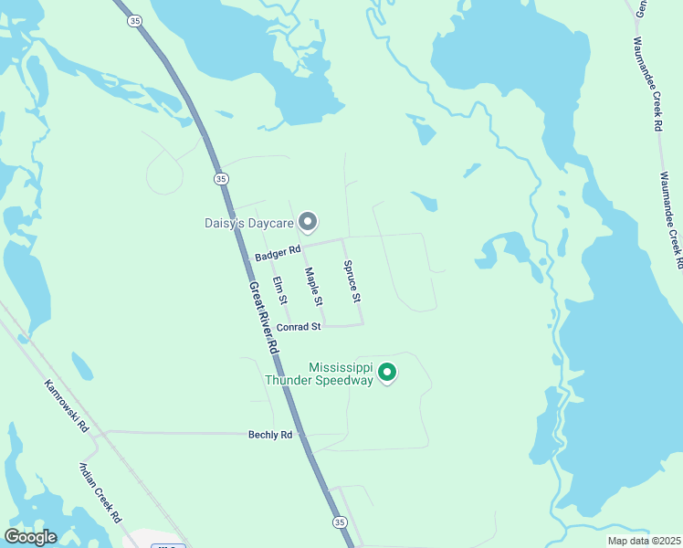 map of restaurants, bars, coffee shops, grocery stores, and more near S2867 Spruce Street in Fountain City