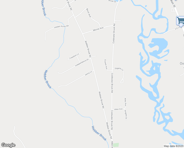 map of restaurants, bars, coffee shops, grocery stores, and more near 6 Jenny Lane in Oxford