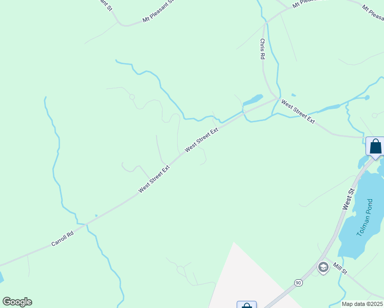 map of restaurants, bars, coffee shops, grocery stores, and more near 220 West Street Extension in Rockport