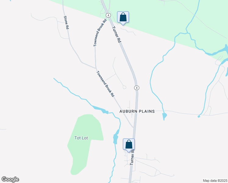 map of restaurants, bars, coffee shops, grocery stores, and more near 127 Townsend Brook Road in Auburn