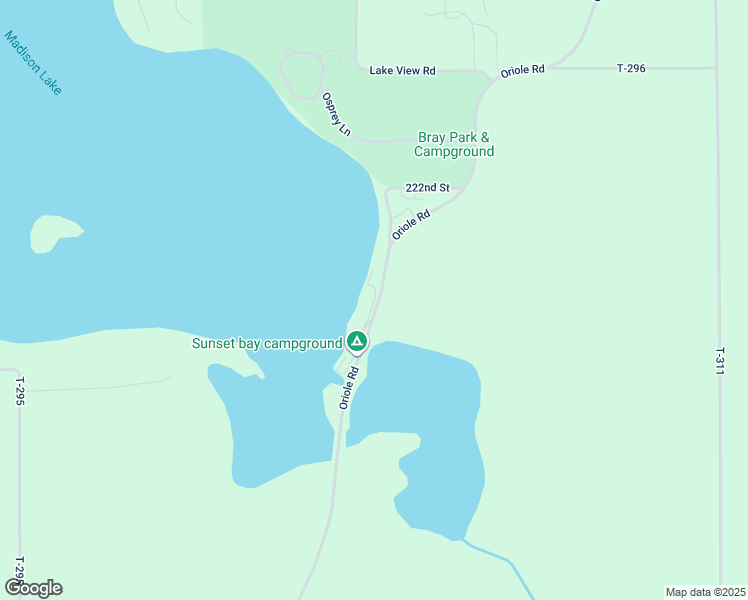map of restaurants, bars, coffee shops, grocery stores, and more near 22056 Lone Pine Lane in Madison Lake