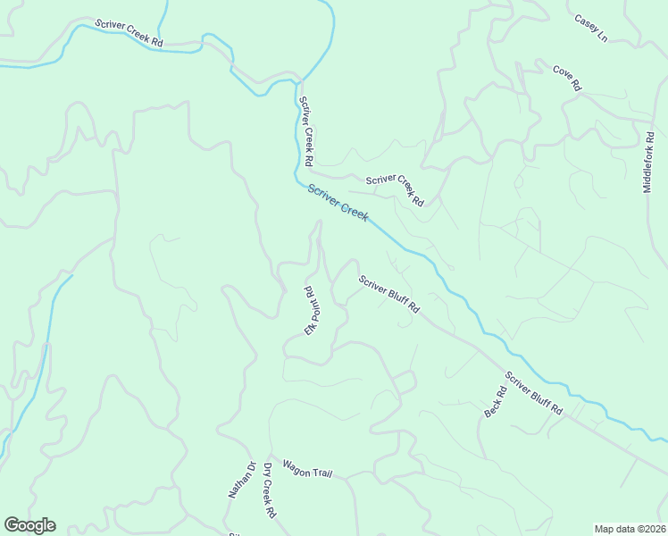map of restaurants, bars, coffee shops, grocery stores, and more near 199 Scriver Woods Road in Garden Valley