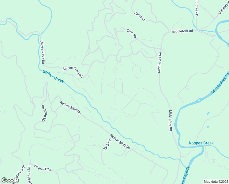 map of restaurants, bars, coffee shops, grocery stores, and more near 19 Spring Gulch Road in Garden Valley