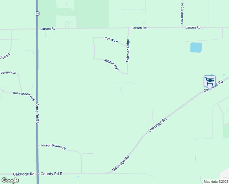 map of restaurants, bars, coffee shops, grocery stores, and more near 2655 Breaker Trail in Neenah