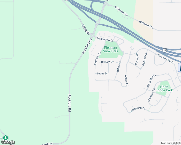 map of restaurants, bars, coffee shops, grocery stores, and more near 1788 Raymond Drive in North Mankato