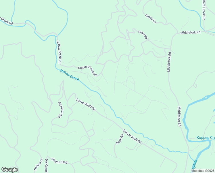map of restaurants, bars, coffee shops, grocery stores, and more near 11 Cricket Road in Garden Valley
