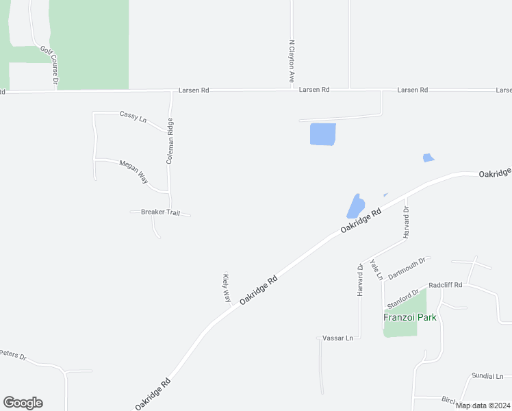 map of restaurants, bars, coffee shops, grocery stores, and more near 2528 Oakridge Road in Neenah