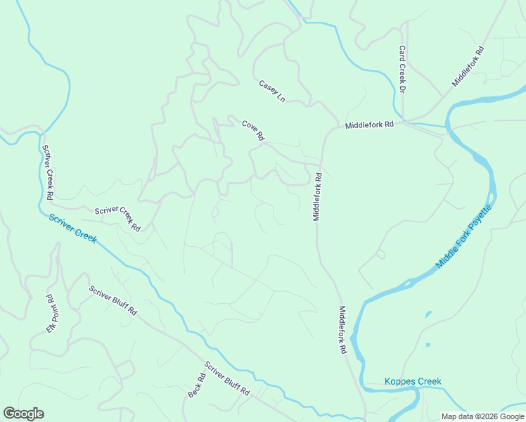map of restaurants, bars, coffee shops, grocery stores, and more near 9 Horseshoe Road in Garden Valley