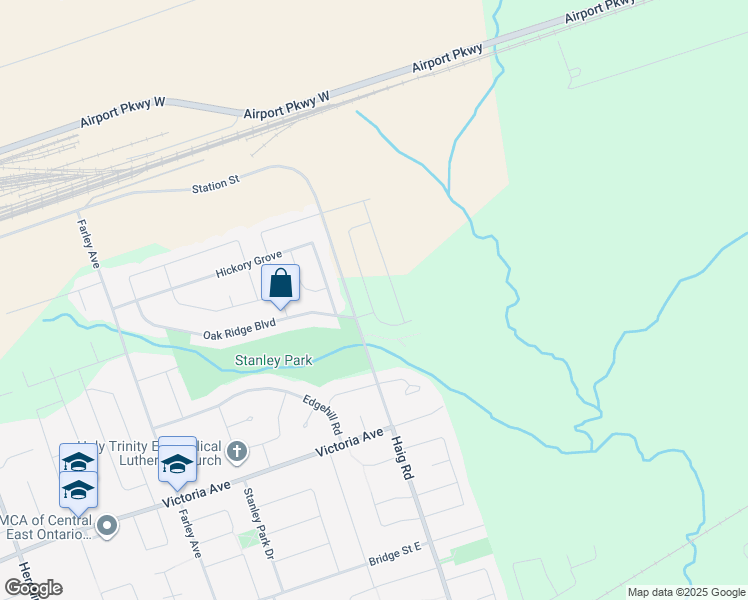 map of restaurants, bars, coffee shops, grocery stores, and more near 33 Tessa Boulevard in Belleville