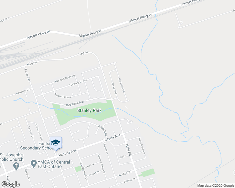 map of restaurants, bars, coffee shops, grocery stores, and more near 1 Tessa Boulevard in Belleville