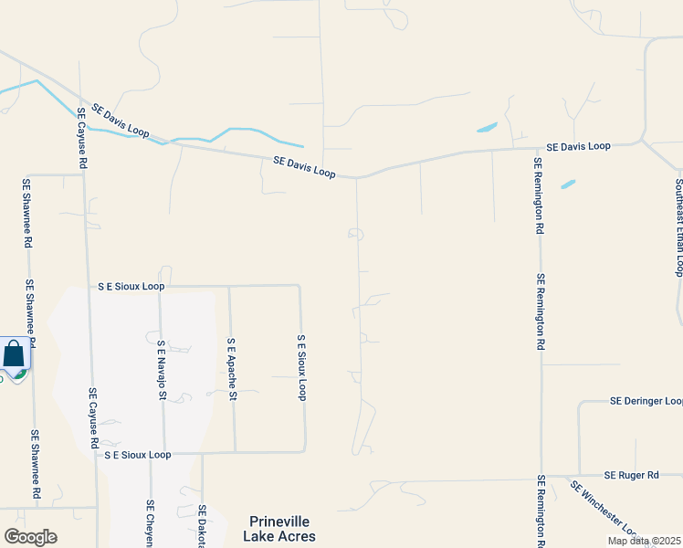 map of restaurants, bars, coffee shops, grocery stores, and more near 13433 Southeast Southwood Drive in Prineville