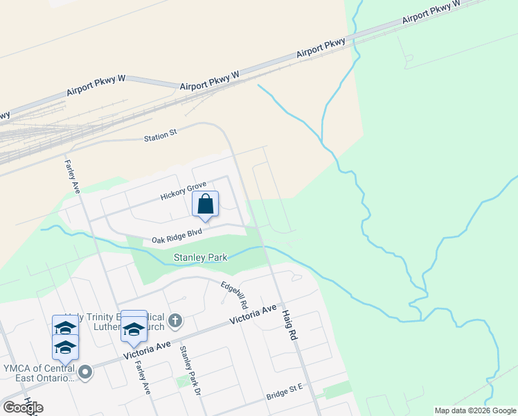 map of restaurants, bars, coffee shops, grocery stores, and more near 54 Tessa Boulevard in Belleville