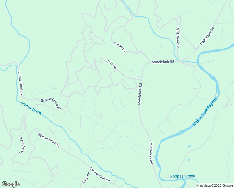 map of restaurants, bars, coffee shops, grocery stores, and more near 9 Horseshoe Road in Garden Valley