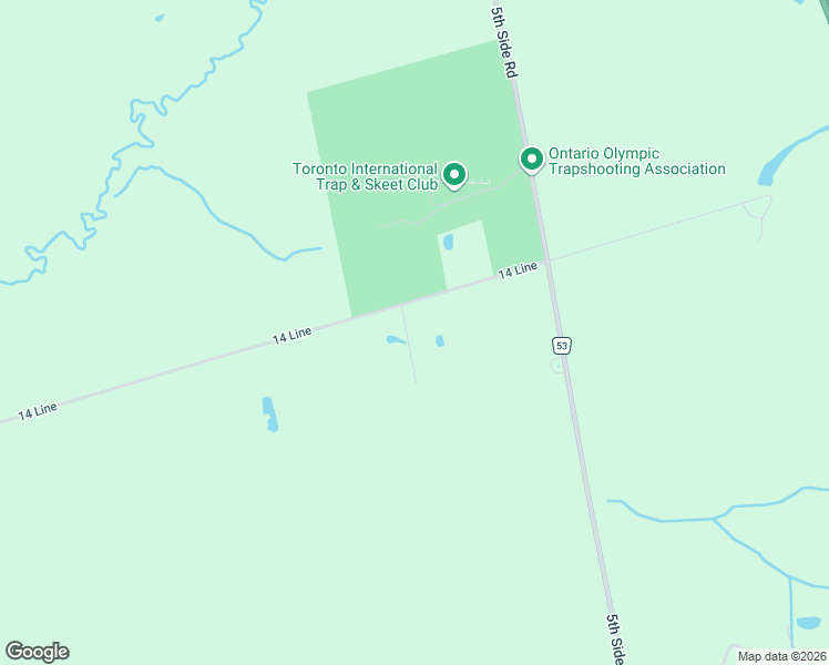 map of restaurants, bars, coffee shops, grocery stores, and more near 14 Line in Innisfil