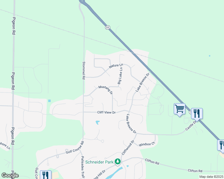 map of restaurants, bars, coffee shops, grocery stores, and more near in Sherwood