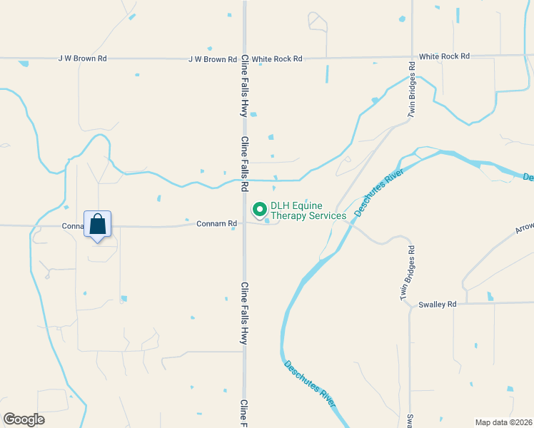 map of restaurants, bars, coffee shops, grocery stores, and more near 65610 Cline Falls Road in Bend