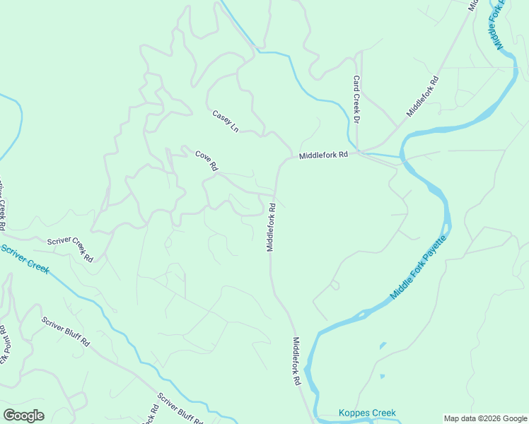 map of restaurants, bars, coffee shops, grocery stores, and more near 19 Bull Elk Court in Garden Valley
