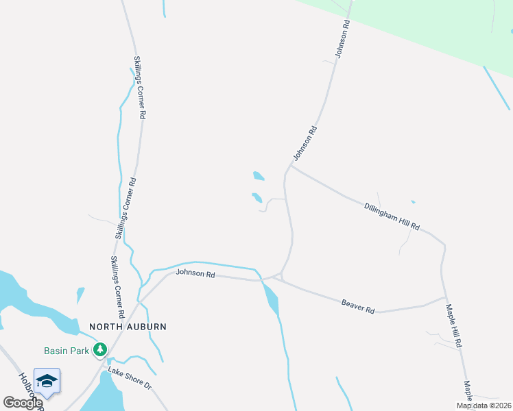 map of restaurants, bars, coffee shops, grocery stores, and more near 334 Johnson Road in Auburn