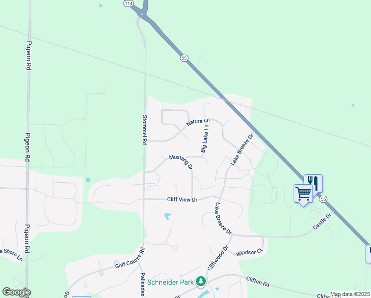 map of restaurants, bars, coffee shops, grocery stores, and more near in Sherwood