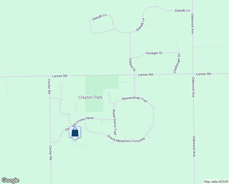 map of restaurants, bars, coffee shops, grocery stores, and more near 3554 Shenandoah Trail in Neenah