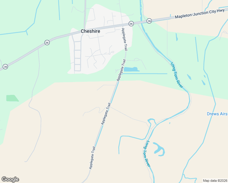 map of restaurants, bars, coffee shops, grocery stores, and more near Applegate Trail in Lane County