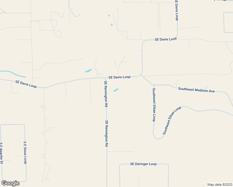 map of restaurants, bars, coffee shops, grocery stores, and more near 12801 Southeast Davis Loop in Prineville