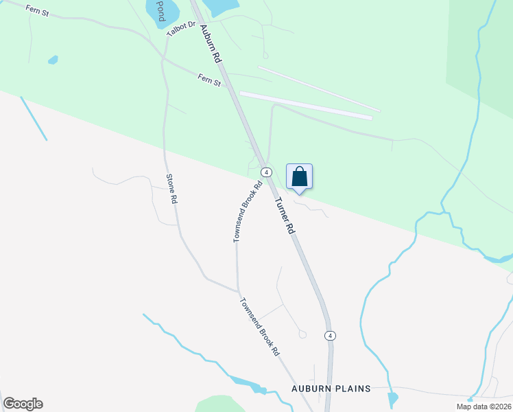 map of restaurants, bars, coffee shops, grocery stores, and more near 329 Townsend Brook Rd in Auburn