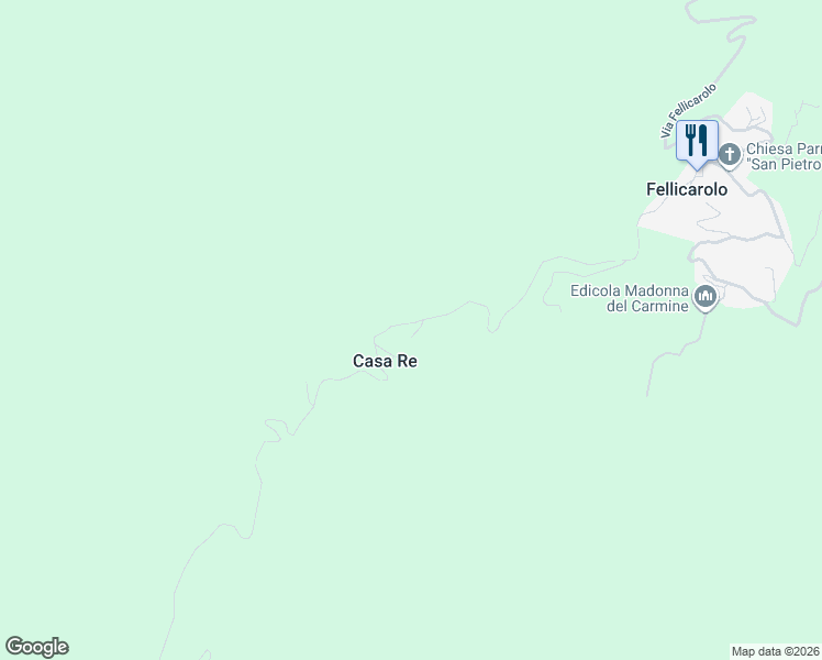 map of restaurants, bars, coffee shops, grocery stores, and more near 1155 Via Taburri in Fanano