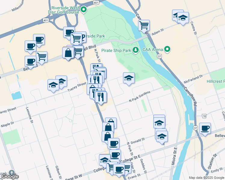 149 North Park Street, Belleville ON Walk Score