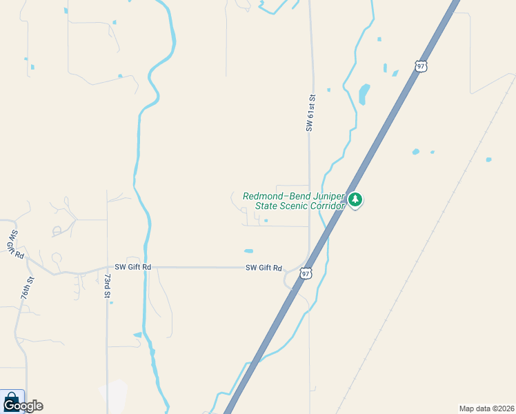 map of restaurants, bars, coffee shops, grocery stores, and more near 65665 Southwest 61st Street in Bend