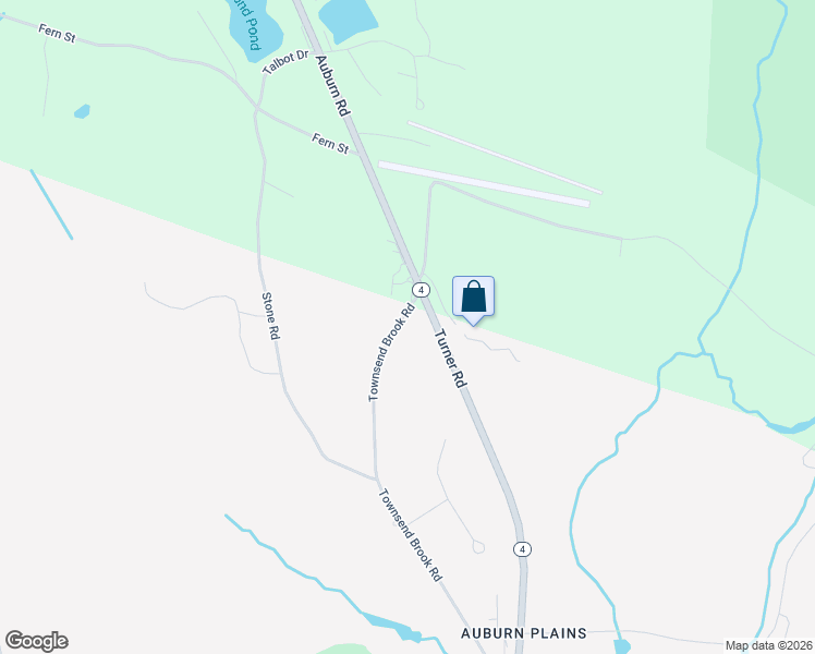 map of restaurants, bars, coffee shops, grocery stores, and more near 329 Townsend Brook Road in Auburn