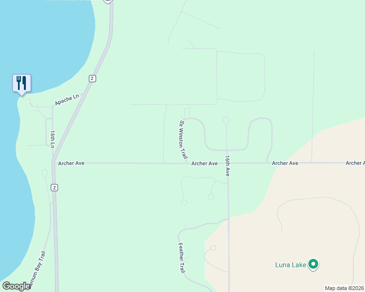 map of restaurants, bars, coffee shops, grocery stores, and more near 407 Sir Winston Trail in Nekoosa