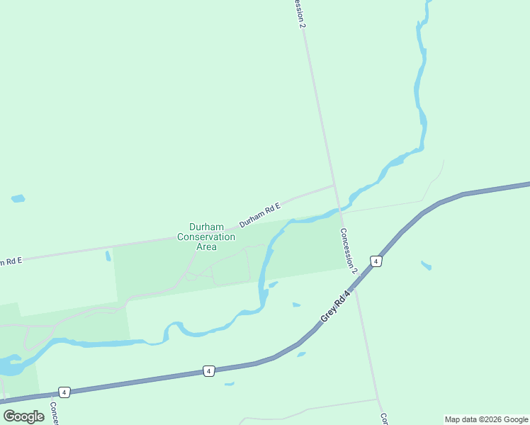 map of restaurants, bars, coffee shops, grocery stores, and more near 323233 Durham Road East in Grey County