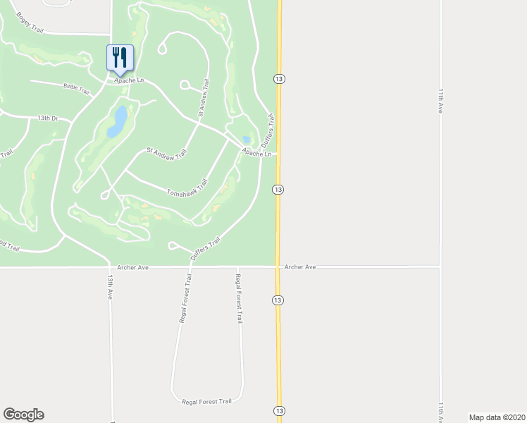 map of restaurants, bars, coffee shops, grocery stores, and more near 474 Duffers Trail in Nekoosa