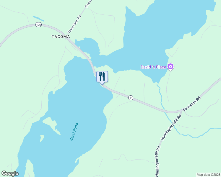 map of restaurants, bars, coffee shops, grocery stores, and more near 1791 Lewiston Road in Litchfield