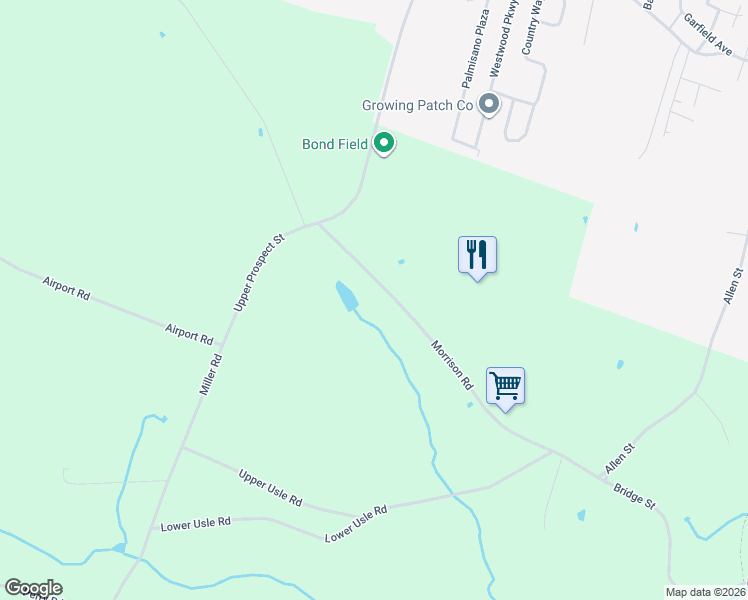 map of restaurants, bars, coffee shops, grocery stores, and more near 260 Morrison Road in Barre